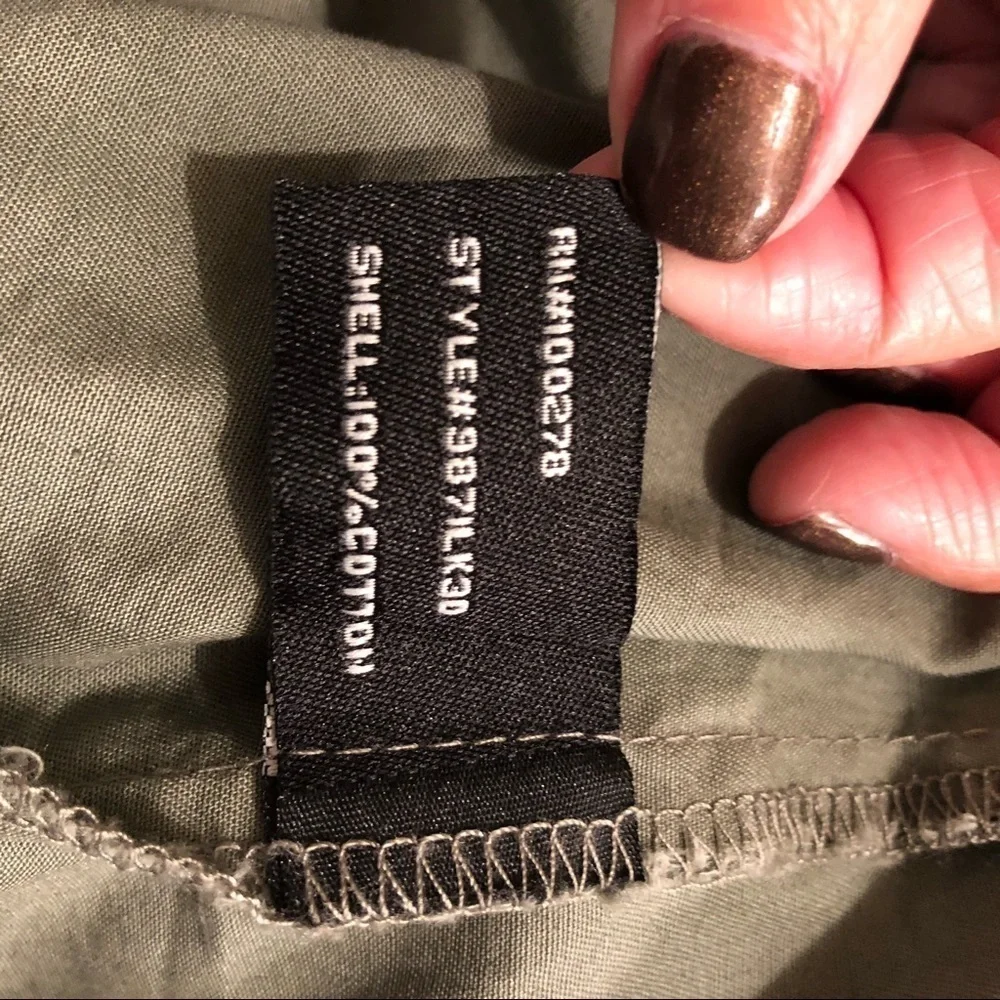 Last Kiss Khaki Green Jacket Size L